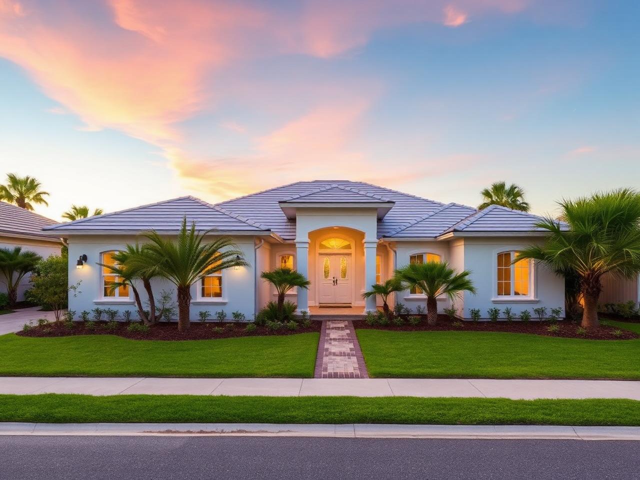 Completed renovation of a Florida home